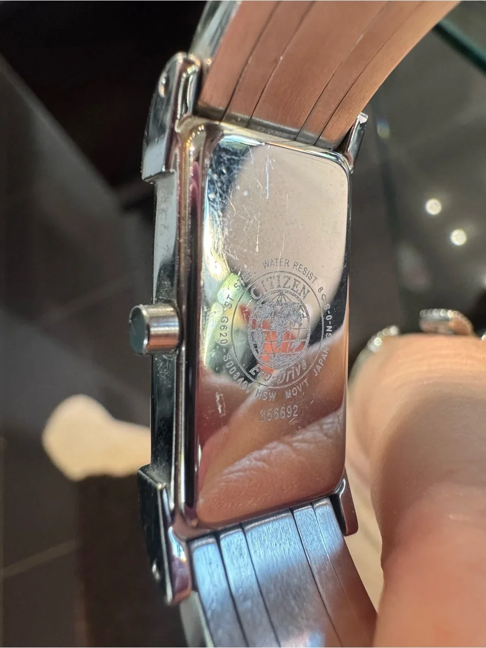 Citizen Eco-Drive Silhouette Women's Stainless Steel Tank Watch
